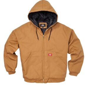 Dickies Men's Brown Hooded Jacket